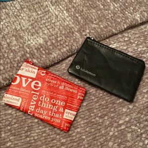 Lululemon coin/card pouch